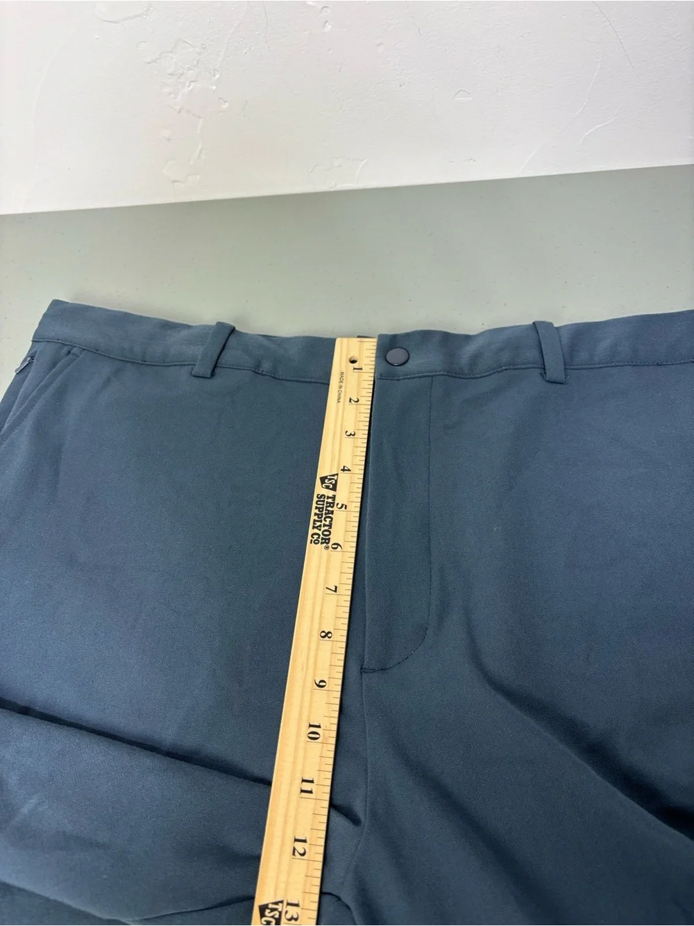 Quince Ultra-Stretch 24/7 Performance Smart Chinos Ocean Blue 40x34 Travel Pants